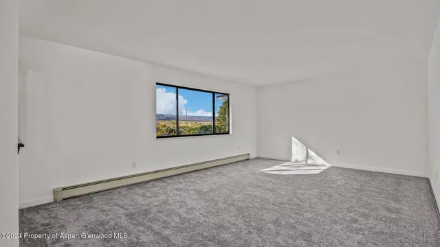 a view of a room with window