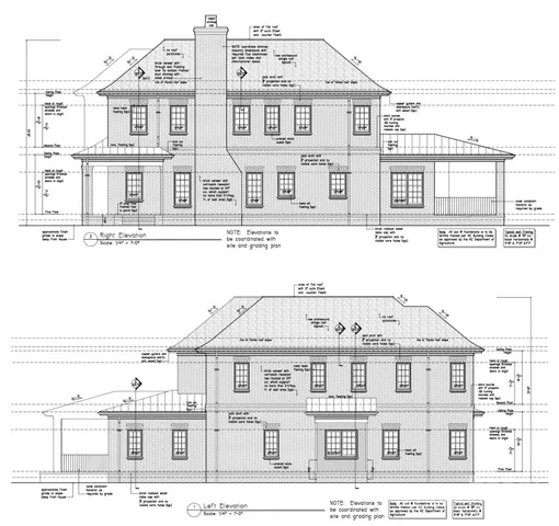 a front view of a large building