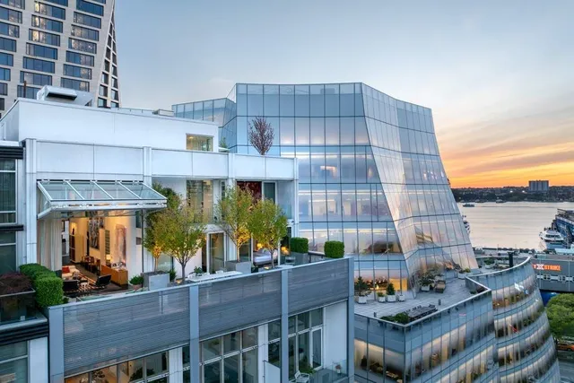 a view of a chairs and tables in patio