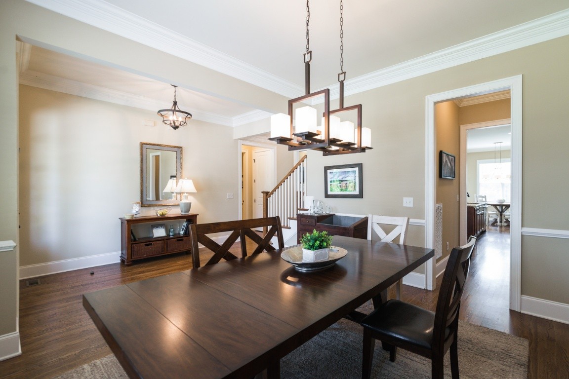 192 Barlow Drive Franklin, TN 37064 - Photo 5 of 36 a view of a dining room with furniture window and wooden floor
