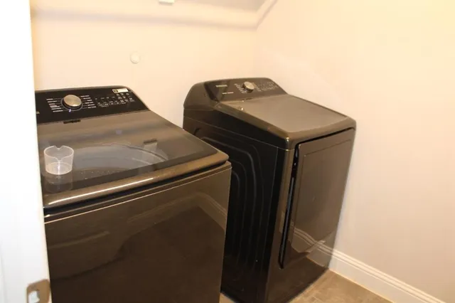 a close up of a utility room