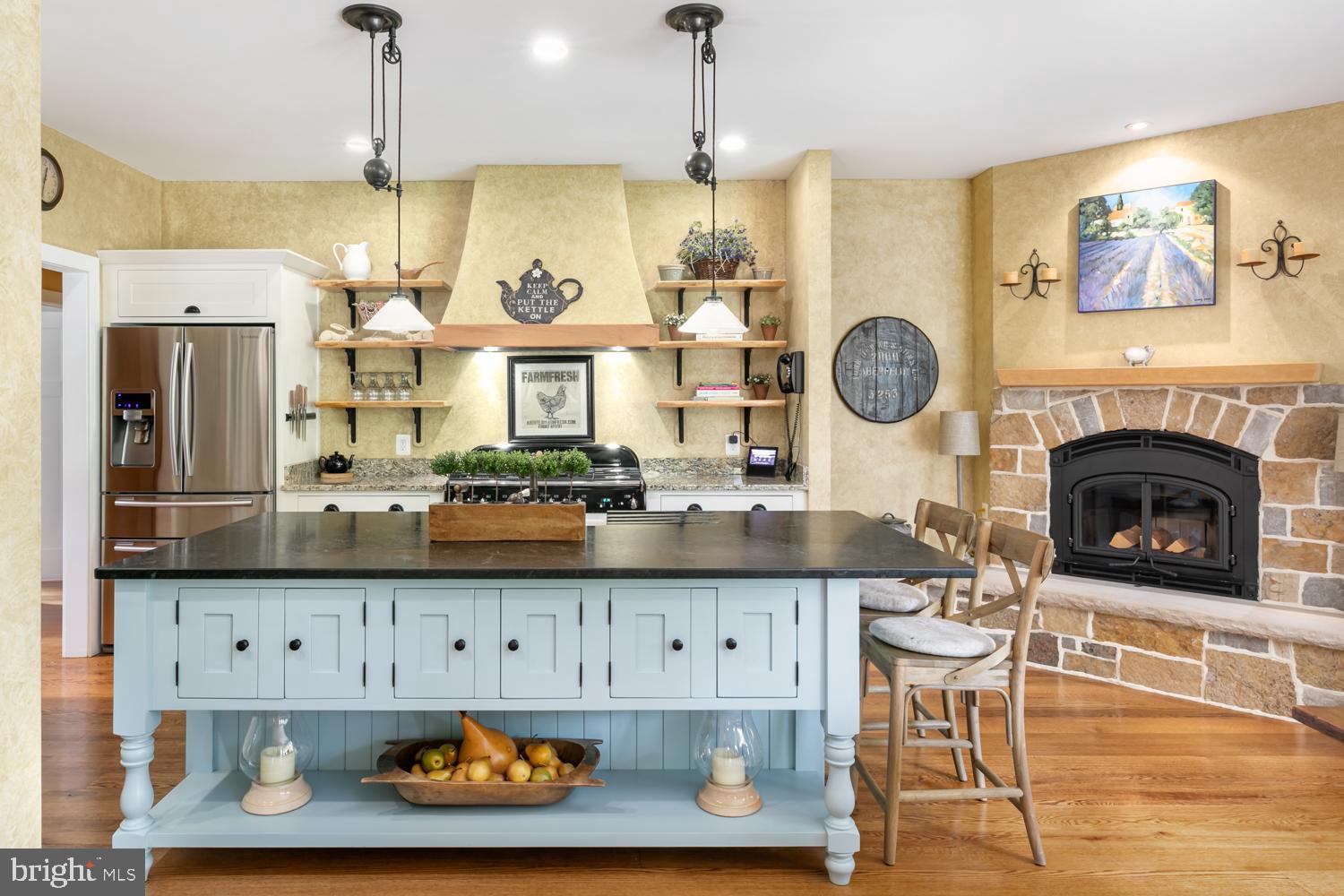 18411 Blue Ridge Mountain Road Bluemont, VA 20135 - Photo 14 of 53 Kitchen is heart of the home w/Soapstone Counters