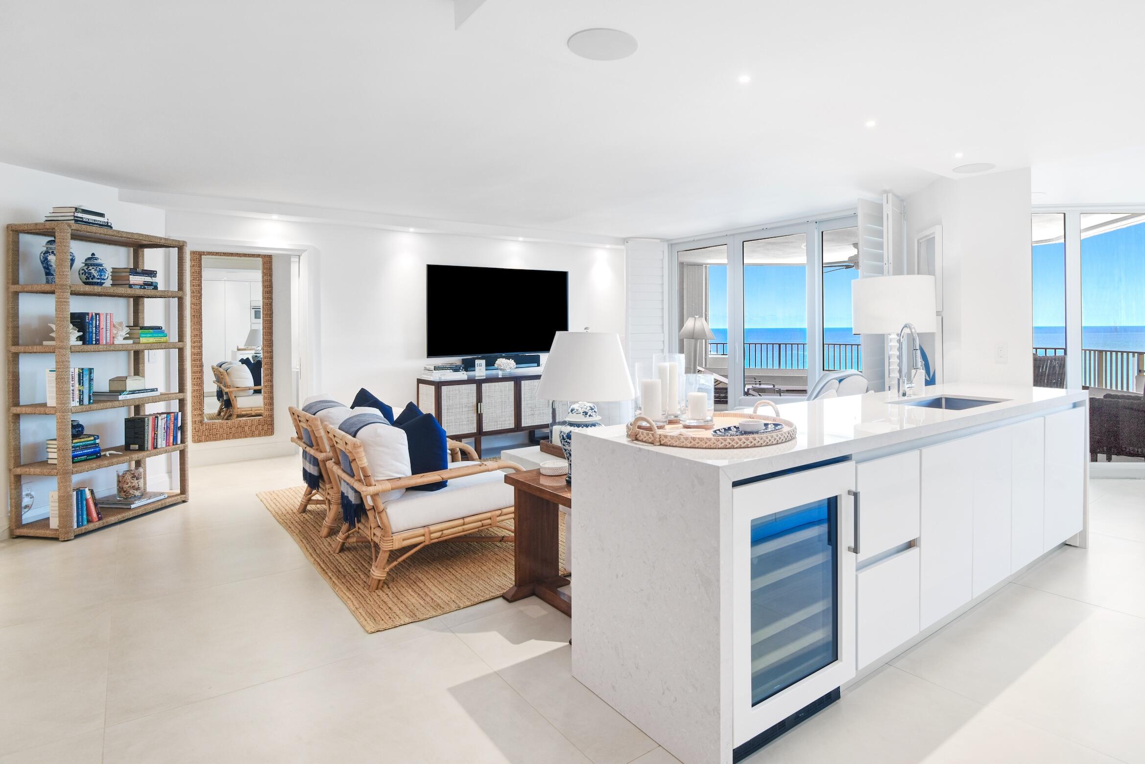 550 South Ocean Boulevard, Unit 1204 Boca Raton, FL 33432 - Photo 1 of 50 Open kitchen to living