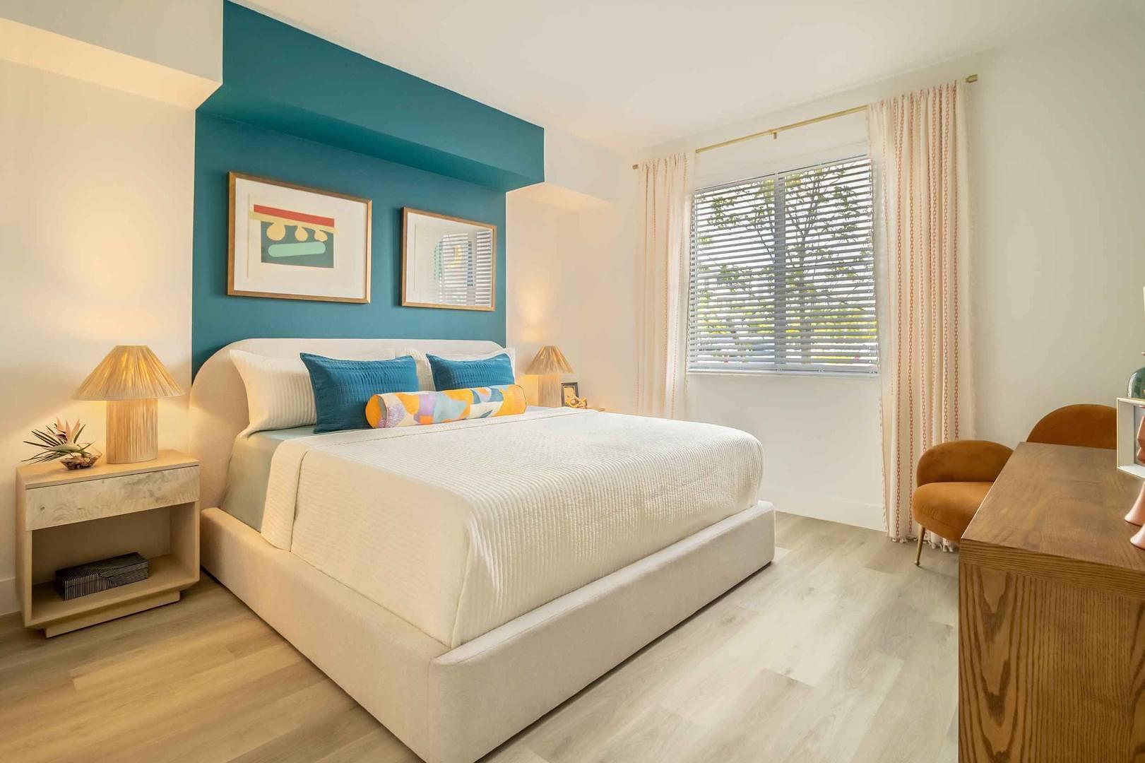 2985 Southwest 122nd Avenue, Unit 101 Miramar, FL 33025 - Photo 8 of 16 a bedroom with bed and window