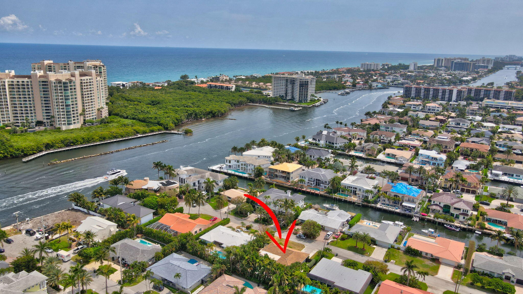 855 Berkley Street Boca Raton, FL 33487 - Photo 34 of 34 an aerial view of a city