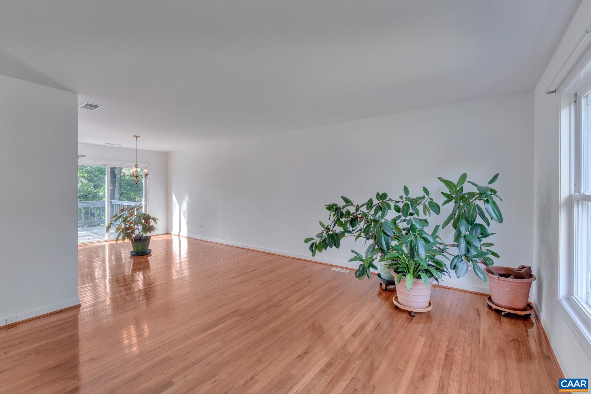 392 Minor Ridge Road Charlottesville, VA 22901 - Photo 10 of 47 a room with wooden floor and a potted plant