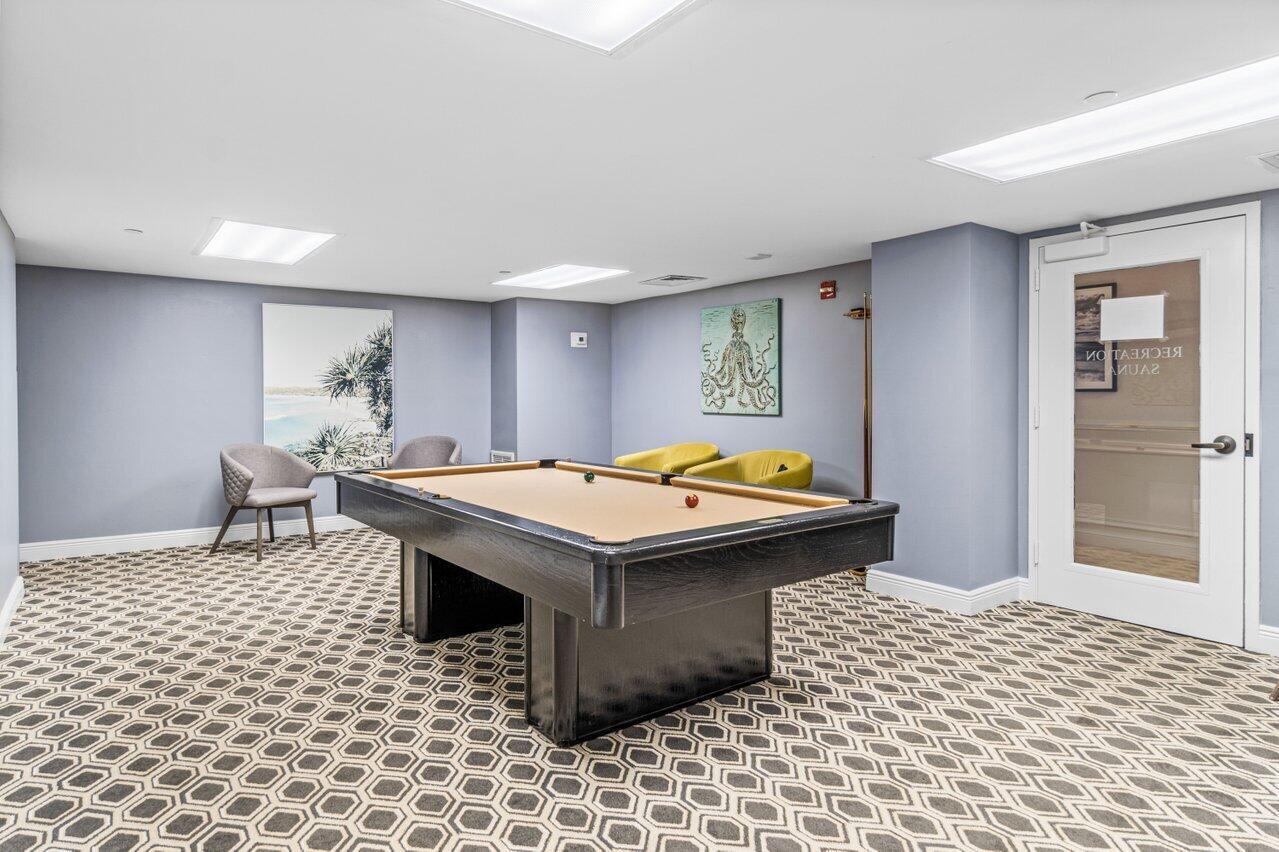4740 South Ocean Boulevard, Unit 1515 Boca Raton, FL 33487 - Photo 42 of 56 Billiard Room