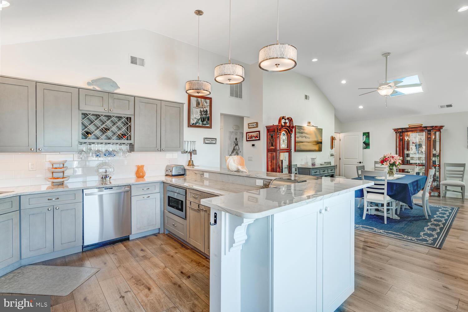 418 Dock Road West Creek, NJ 08092 - Photo 17 of 41 a large kitchen with lots of counter space and sink