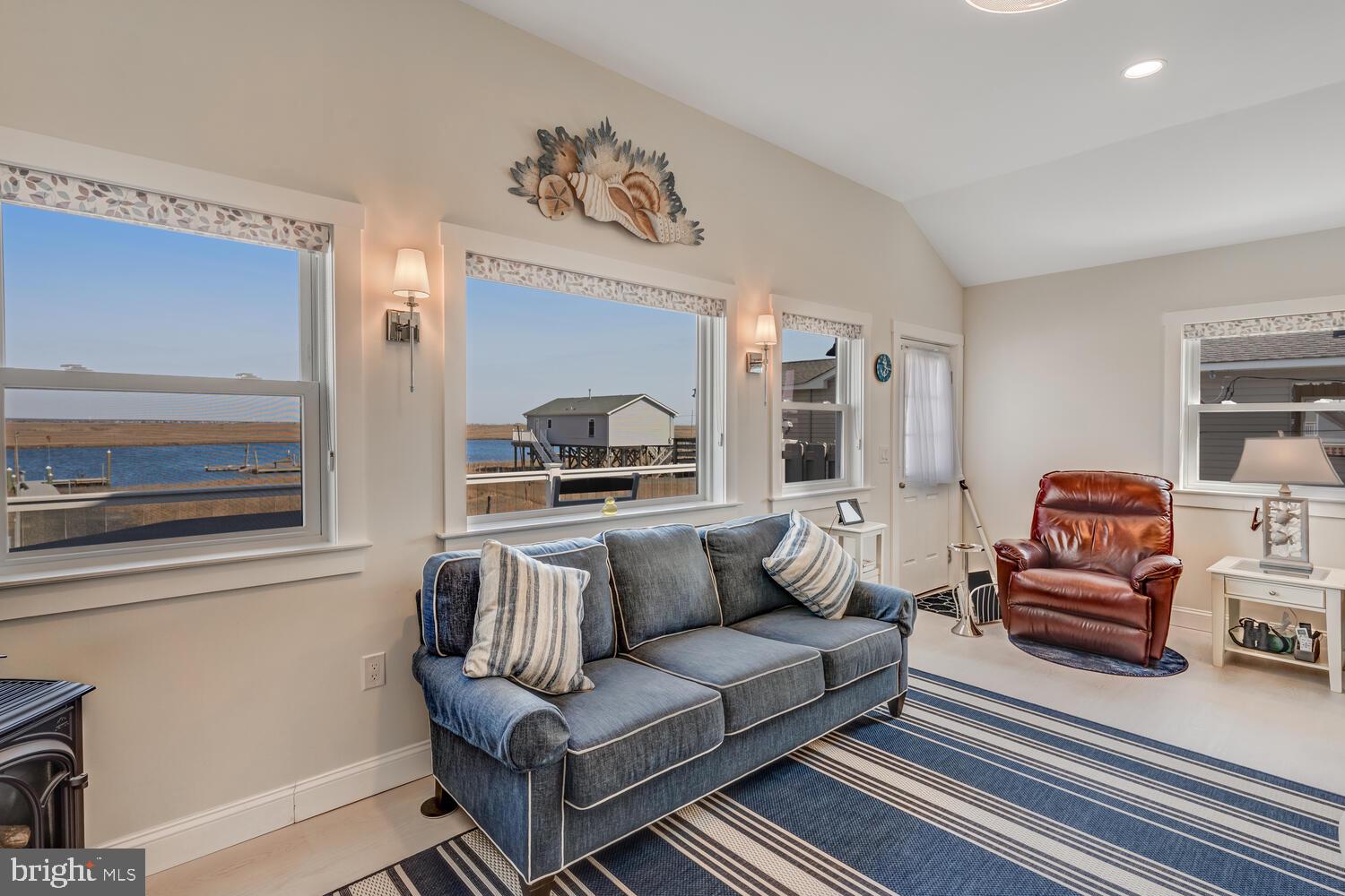 418 Dock Road West Creek, NJ 08092 - Photo 20 of 41 a living room with furniture and a large window