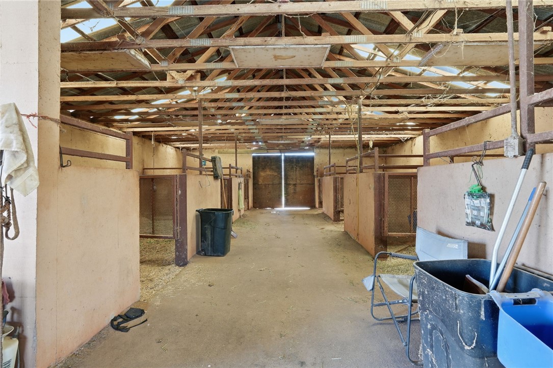 608 Five Forks Road Anderson, SC 29621 - Photo 12 of 43 This spacious stable offers ample room for horses with its multiple stalls.