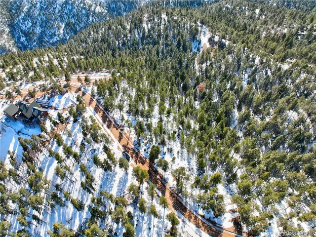 a view of city and mountain