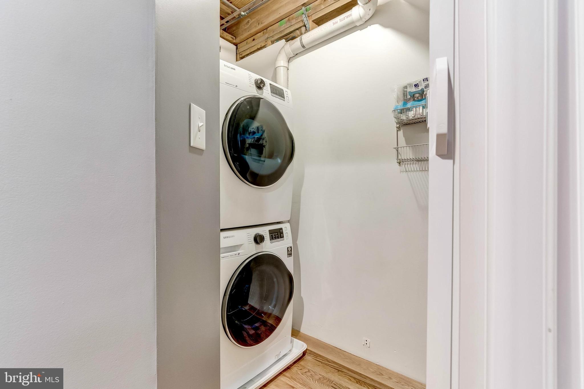 1049 South Charles Street Baltimore, MD 21230 - Photo 27 of 33 a view of a small space with washer and dryer