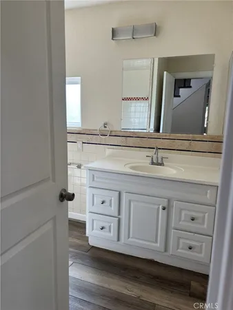 a close view of closet