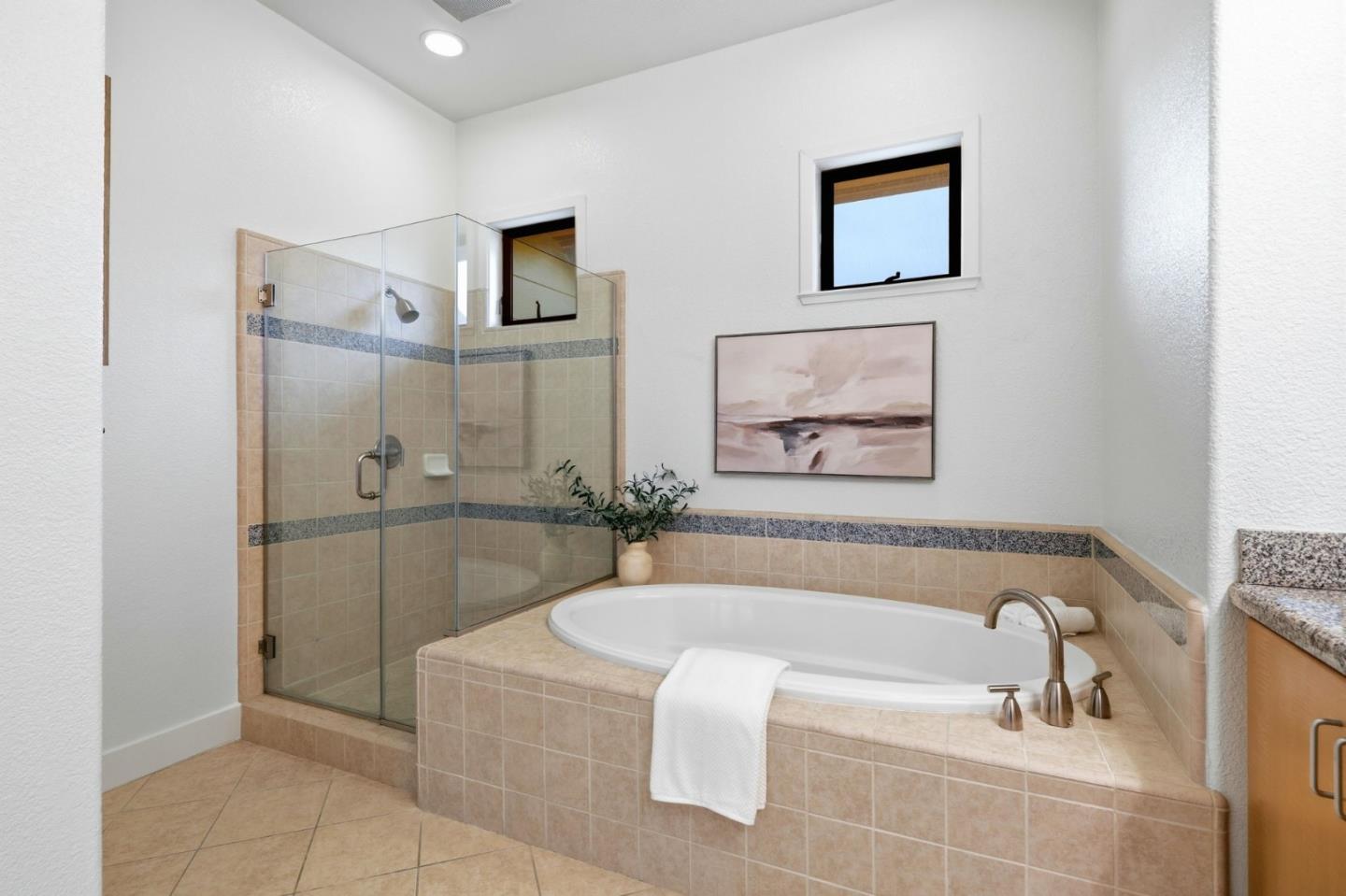 4248 Rickeys Way, Unit H Palo Alto, CA 94306 - Photo 21 of 30 a bath tub sitting next to a bathroom sink