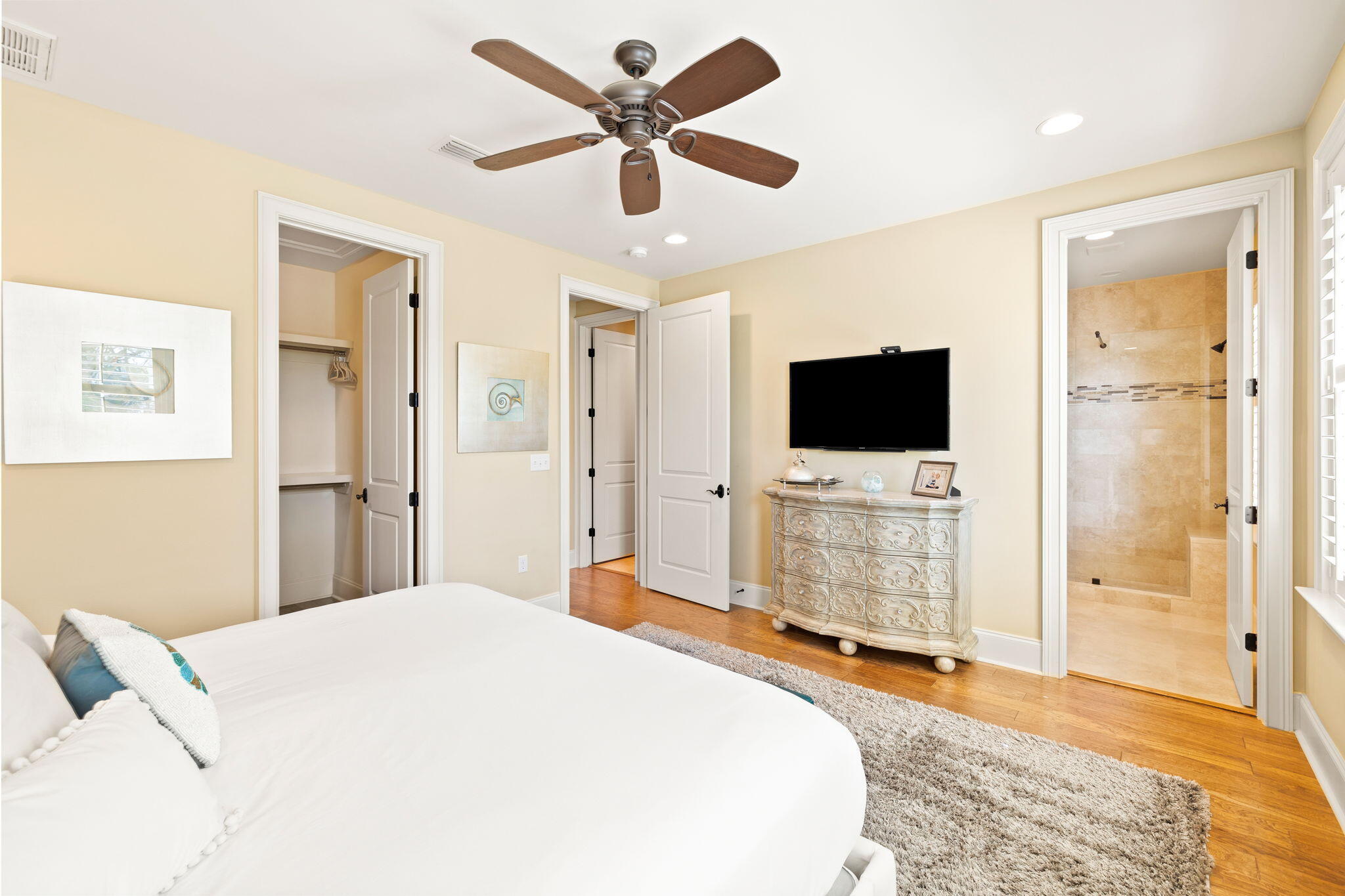 1897 Baytowne Loop Miramar Beach, FL 32550 - Photo 50 of 68 a bedroom with a bed and a flat screen tv