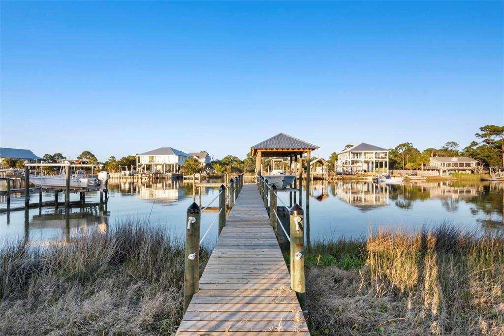 331 Land Street Eastpoint, FL 32328 - Photo 22 of 36 a lake view with a ocean view
