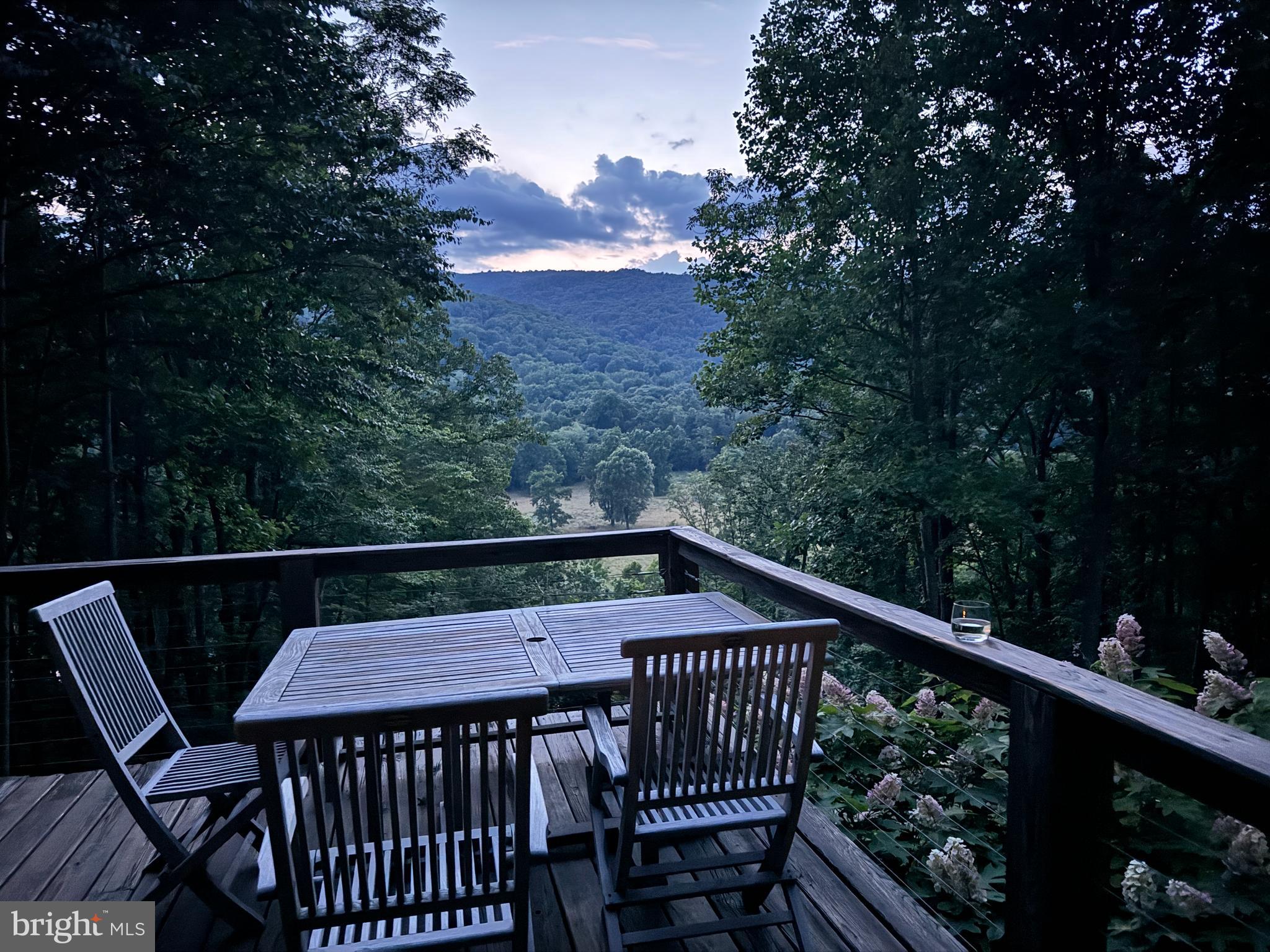 259 Riley Hollow Road Huntly, VA 22640 - Photo 21 of 33 a balcony with wooden floor and outdoor seating