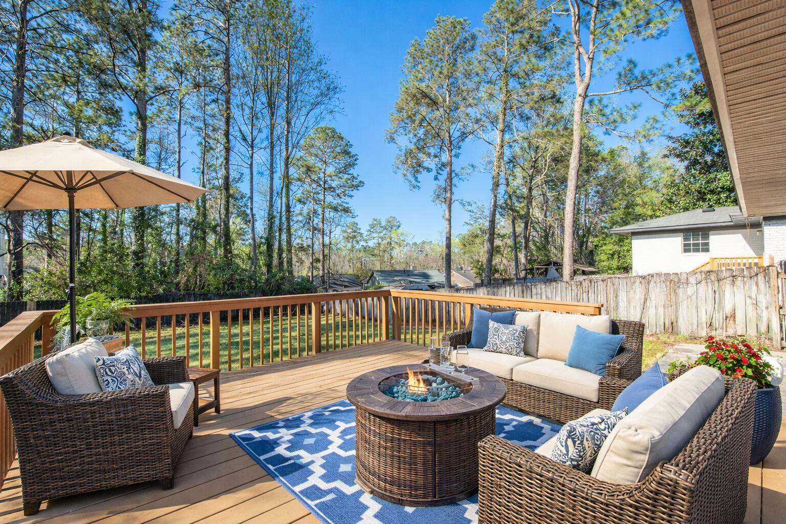 335 Indian Trail Augusta, GA 30907 - Photo 17 of 24 a view of a patio on the roof deck