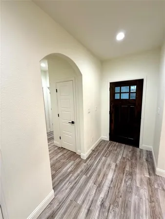 wooden floor in a room