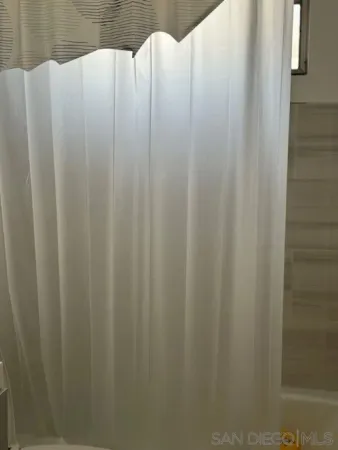 a close up of a curtain