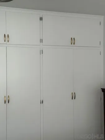 a view of a closet