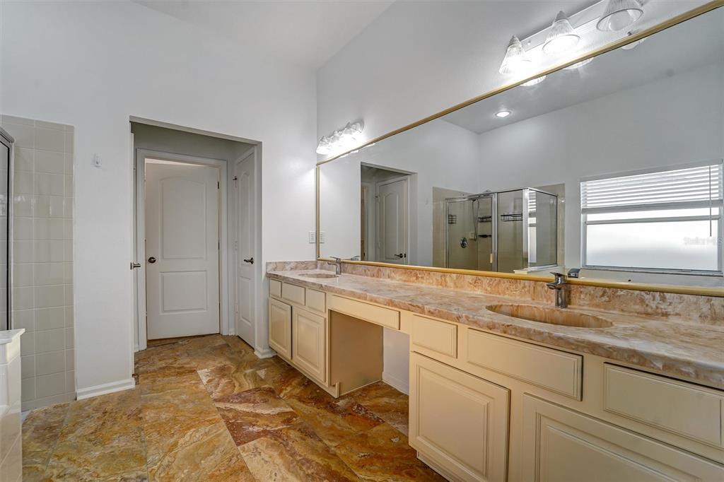 19111 Fern Meadow Loop Lutz, FL 33558 - Photo 33 of 41 a bathroom with a sink and a mirror