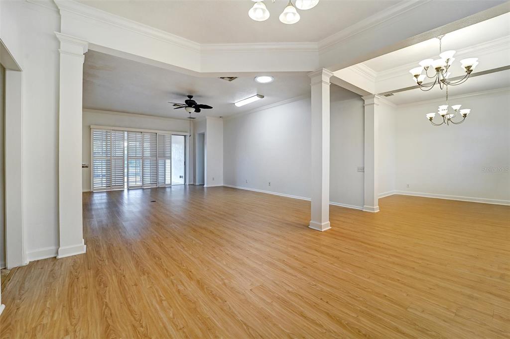 19111 Fern Meadow Loop Lutz, FL 33558 - Photo 38 of 41 wooden floor in an empty room with a window