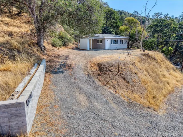 a view of a lake with a mountain in the background