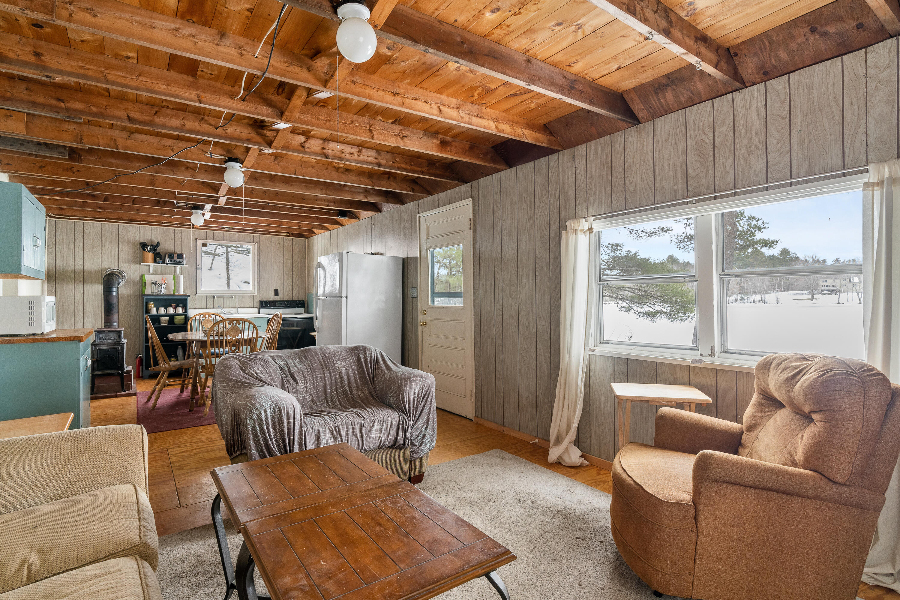 63 Forest Road Alfred, ME 04002 - Photo 18 of 28 Living Room-Kitchen