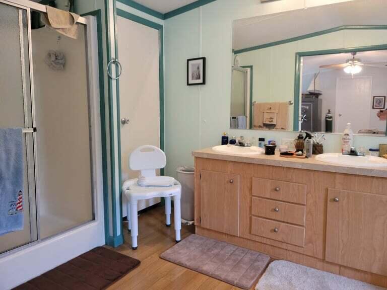 722 Hunt Valley Road Rocky Mount, VA 24151 - Photo 15 of 23 a bathroom with a sink and a mirror