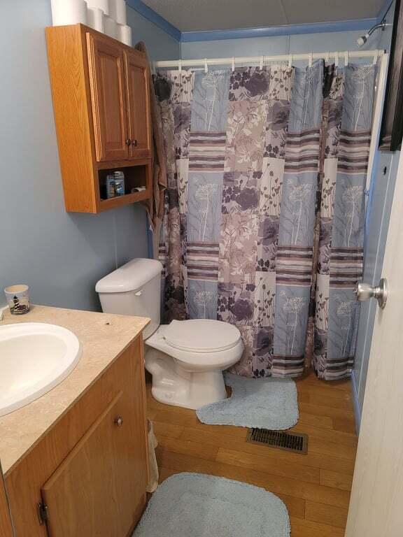 722 Hunt Valley Road Rocky Mount, VA 24151 - Photo 18 of 23 a bathroom with a sink toilet and shower