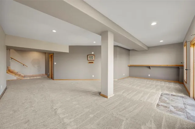 a view of an empty room