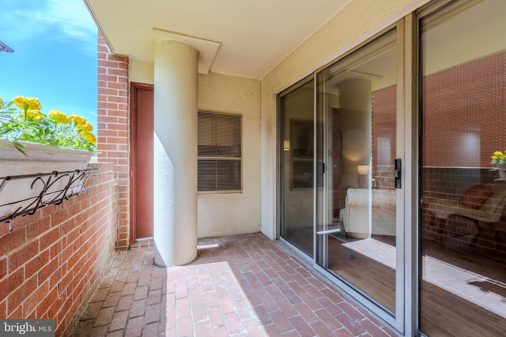 505 East Braddock Road, Unit 104 Alexandria, VA 22314 - Photo 24 of 42 Second Balcony off Main Living Area