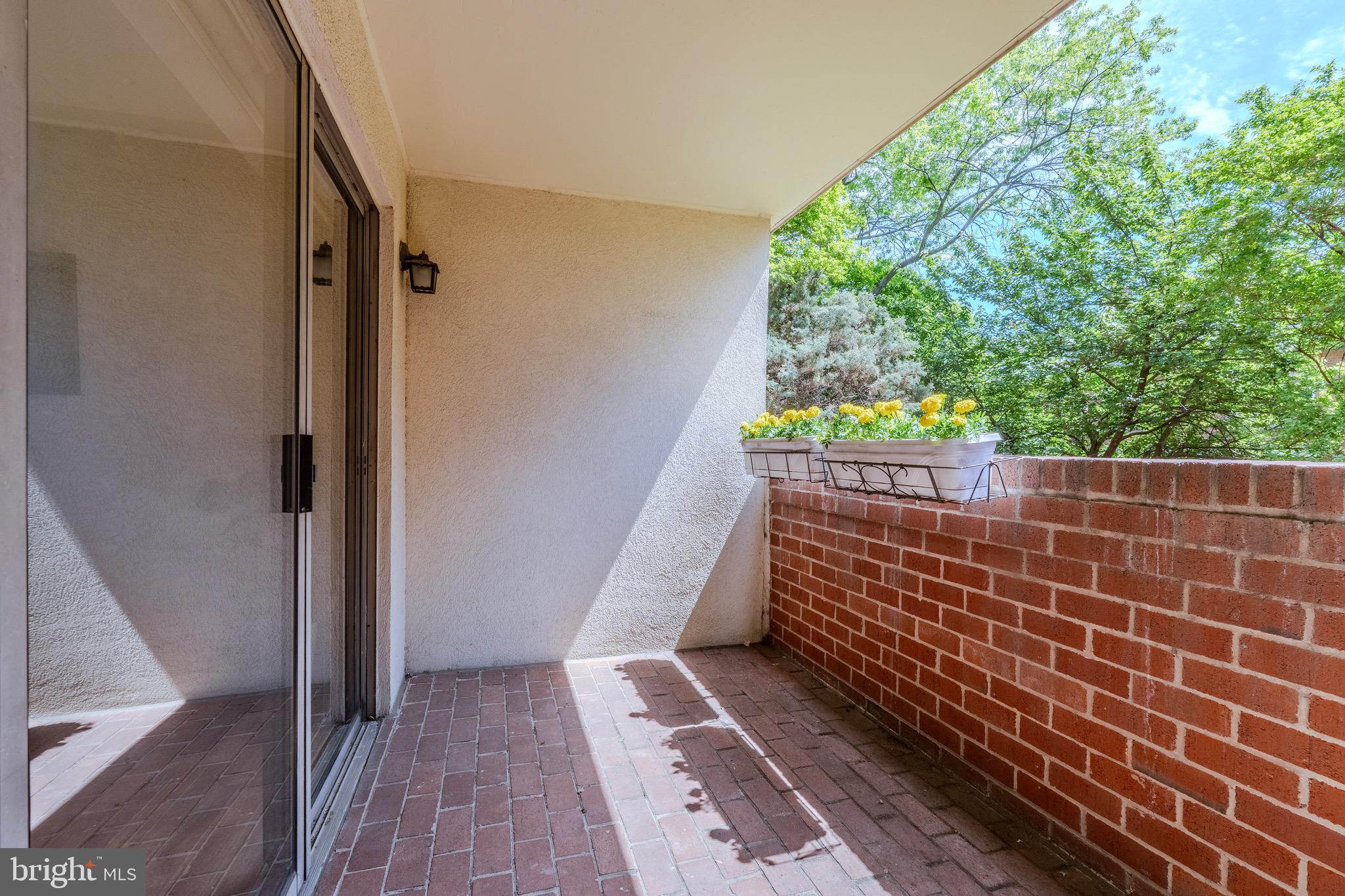 505 East Braddock Road, Unit 104 Alexandria, VA 22314 - Photo 25 of 42 Second Balcony off Main Living Area