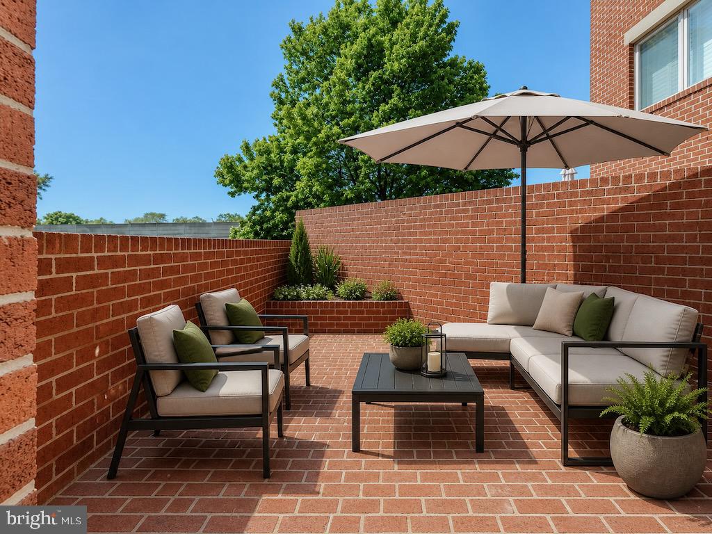 505 East Braddock Road, Unit 104 Alexandria, VA 22314 - Photo 4 of 42 Your OWN Garden Terrace! (virtually Staged)
