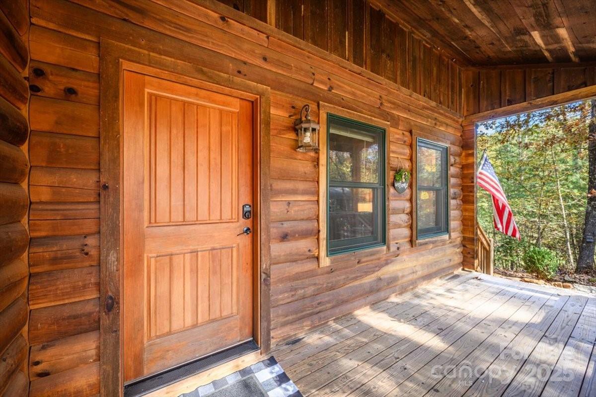 87 Prater Cove Road Franklin, NC 28734 - Photo 16 of 34 a view of entryway door of the house