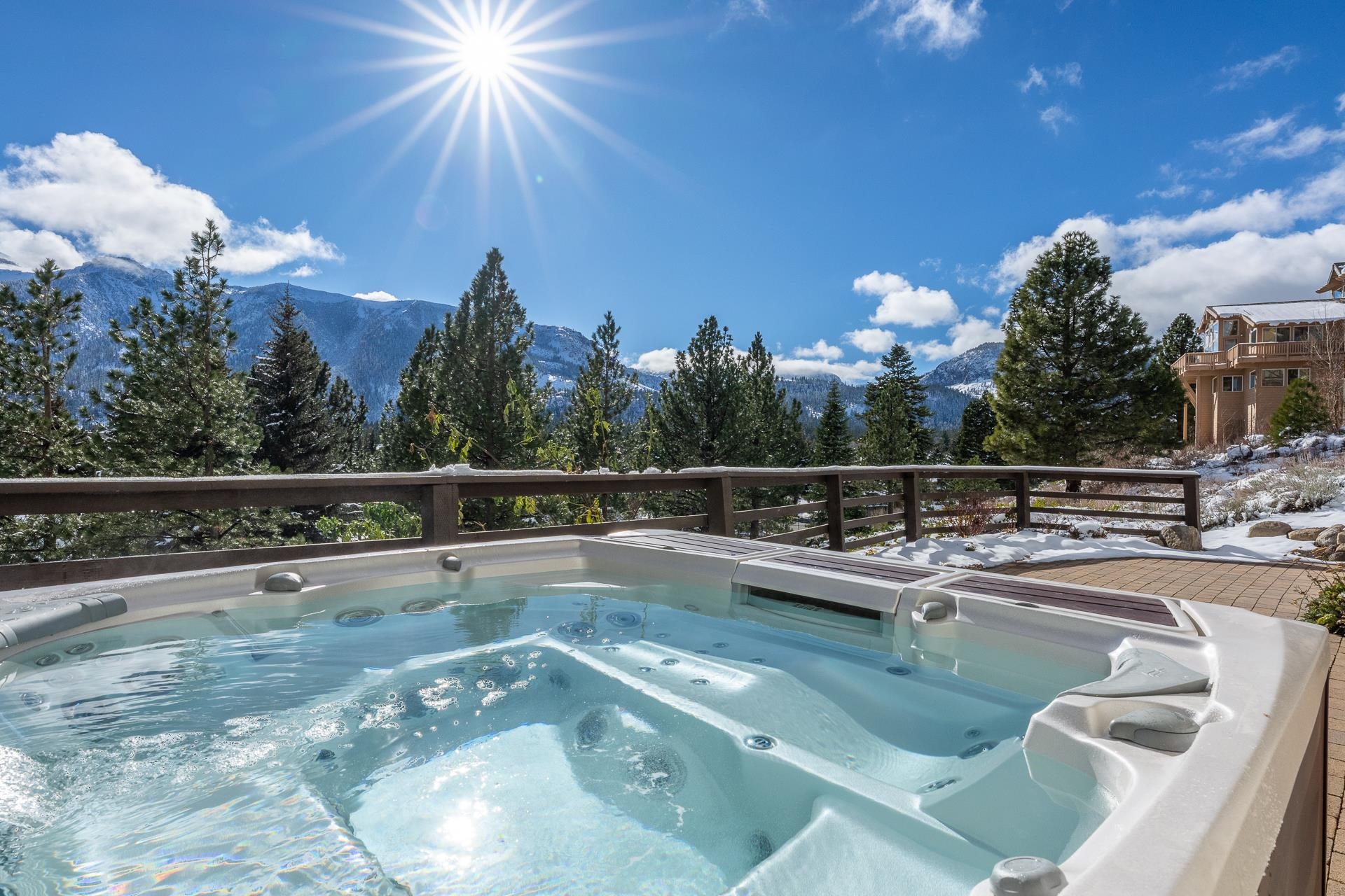 91 Ridge Way Mammoth Lakes, CA 93546 - Photo 41 of 49 a view of a swimming pool with a patio