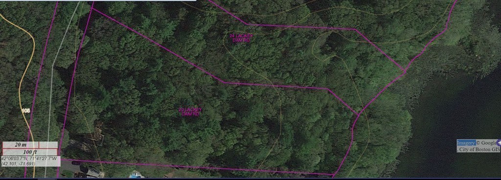 20 Lackey Dam Road Sutton, MA 01590 - Photo 20 of 20 a backyard of a house with lots of green space and a yard