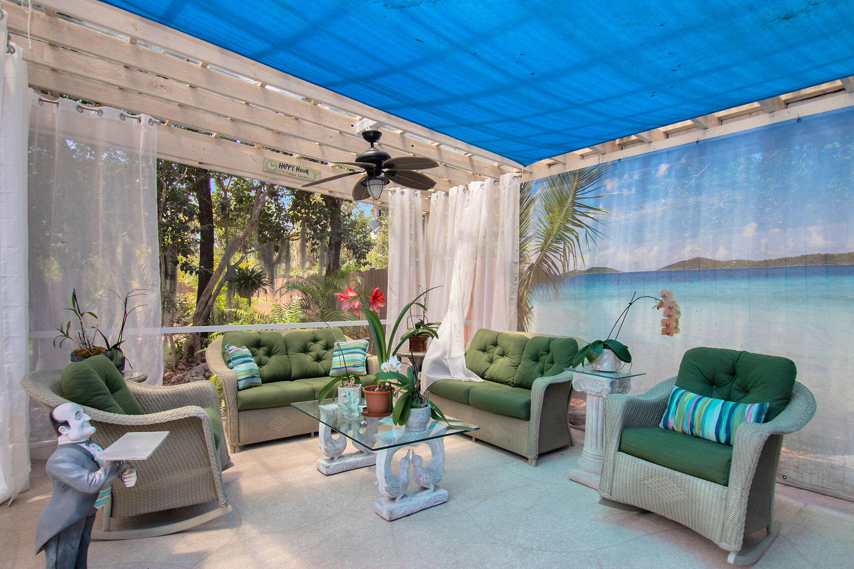 676 Sailfish Trail Key Largo, FL 33037 - Photo 27 of 38 a outdoor living space with furniture and garden view