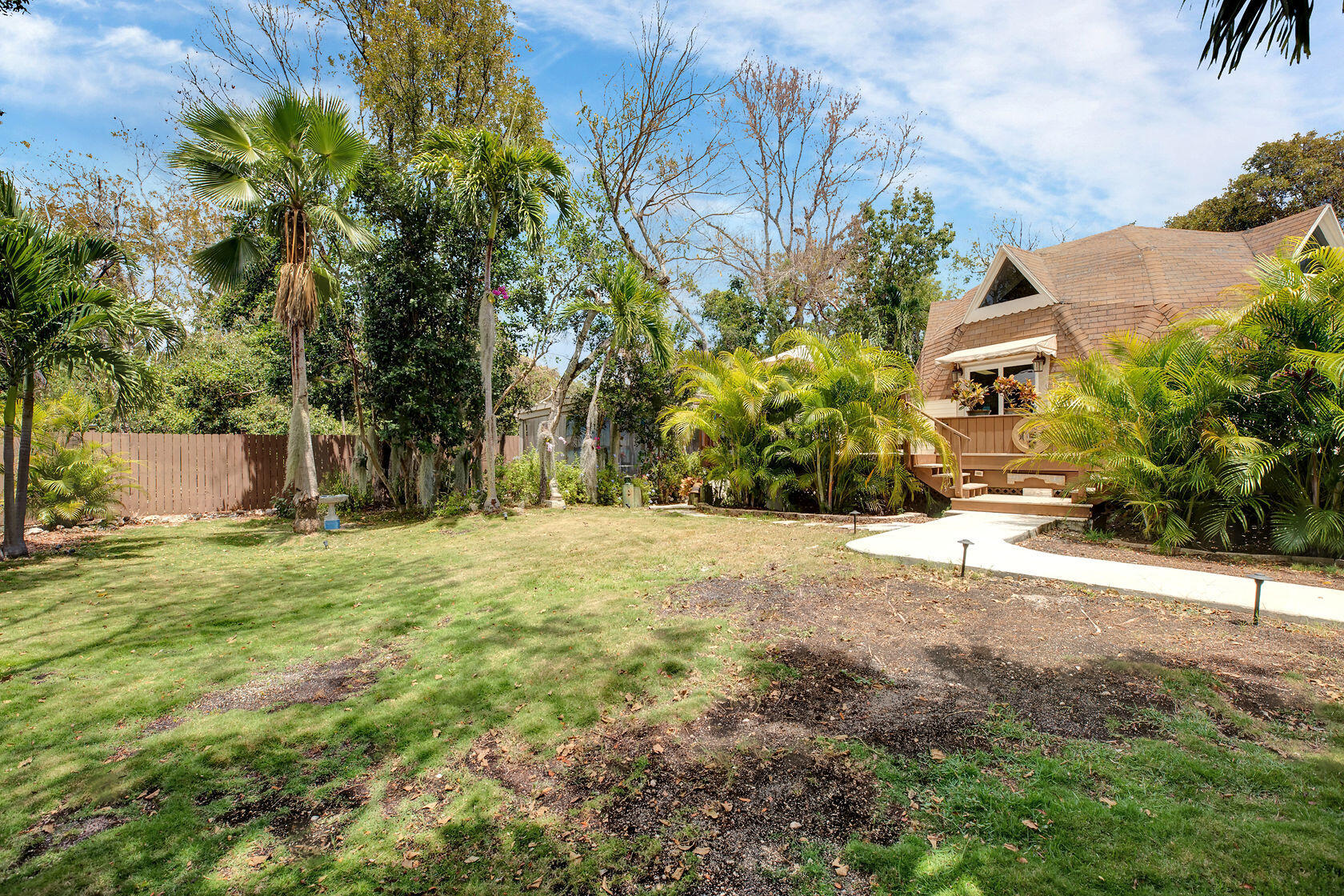 676 Sailfish Trail Key Largo, FL 33037 - Photo 35 of 38 a view of a yard with plants and trees