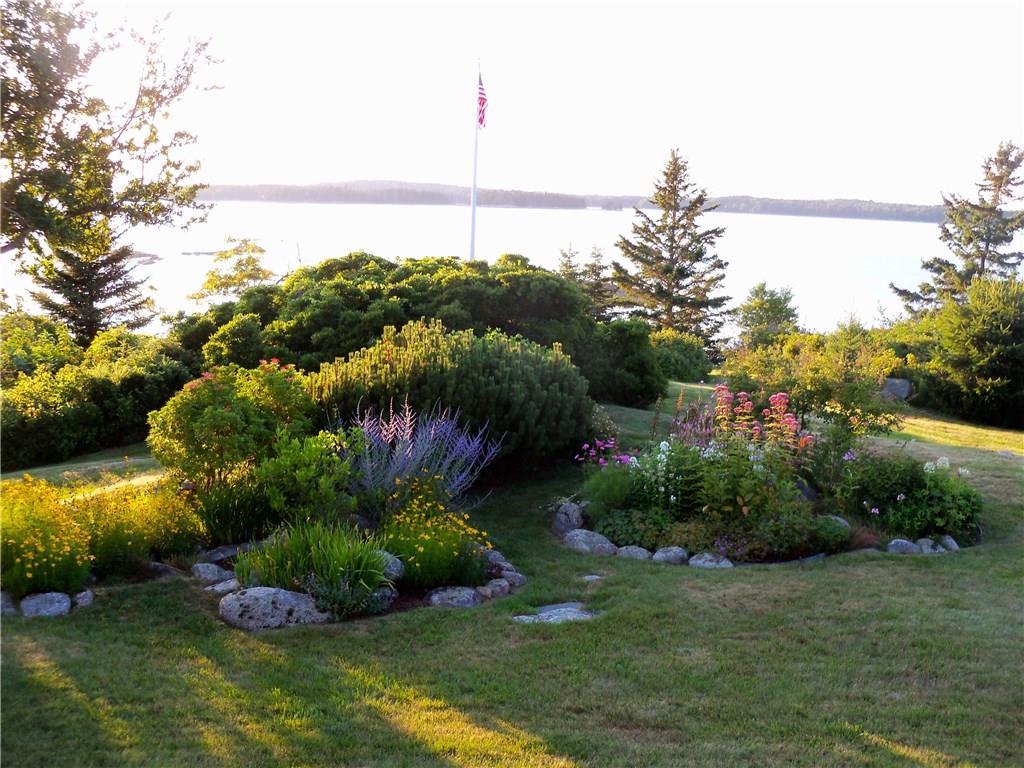 145 Eaton Point Road Deer Isle, ME 04627 - Photo 4 of 35 Flower Gardens overlooking the water