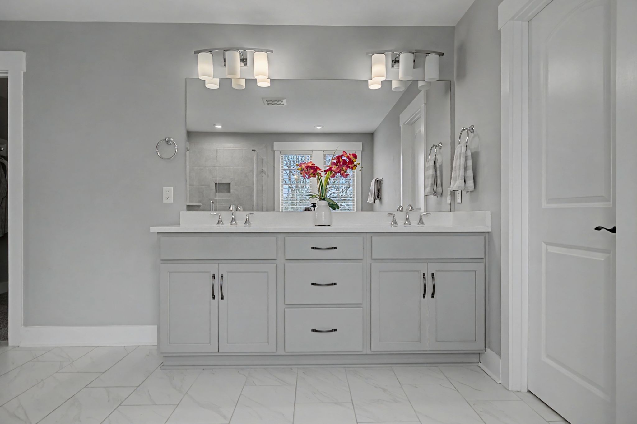 455 Cardel Lane Franklin, TN 37064 - Photo 46 of 54 a bathroom with a sink vanity and mirror