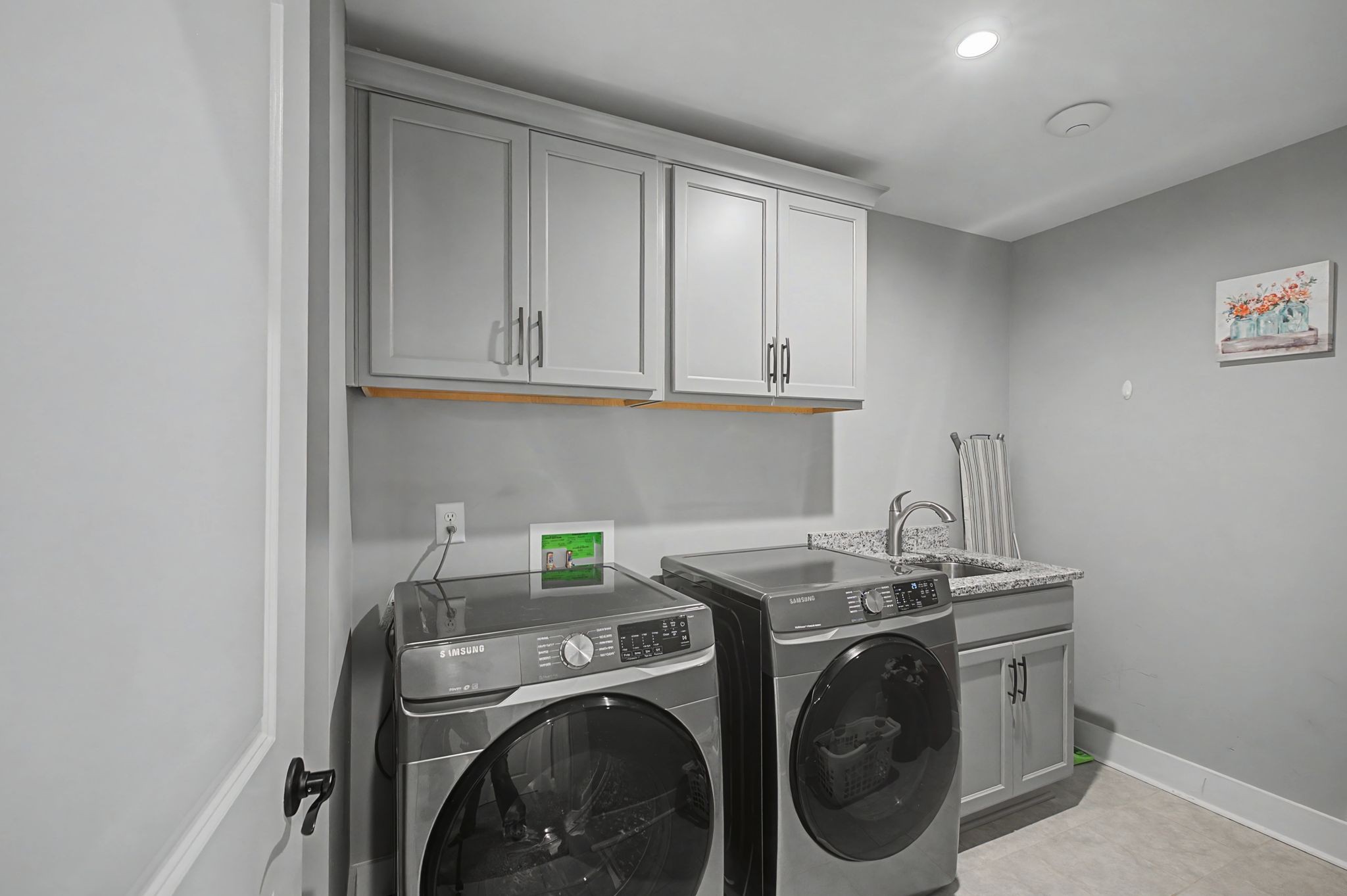 455 Cardel Lane Franklin, TN 37064 - Photo 49 of 54 a utility room with sink dryer and washer