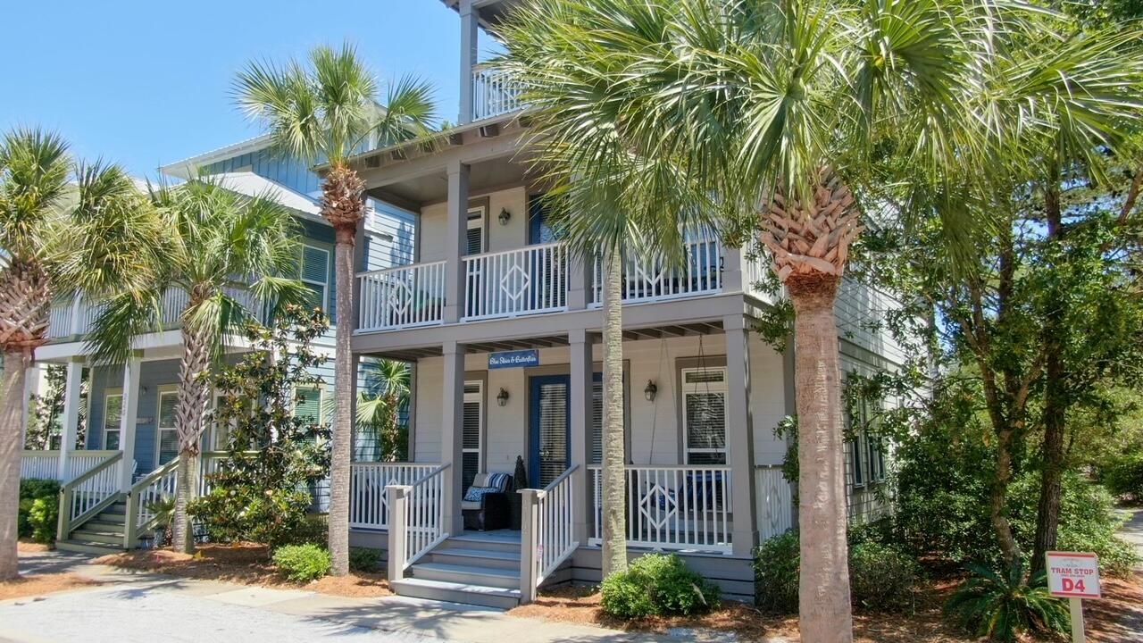 212 Seacrest Beach Boulevard East Inlet Beach, FL 32461 - Photo 2 of 39 a front view of a house with a tree