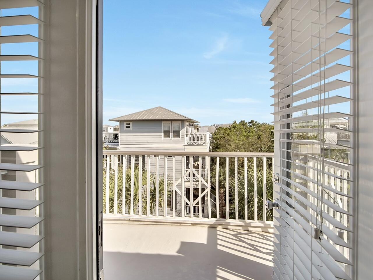 212 Seacrest Beach Boulevard East Inlet Beach, FL 32461 - Photo 28 of 39 a balcony with a water view