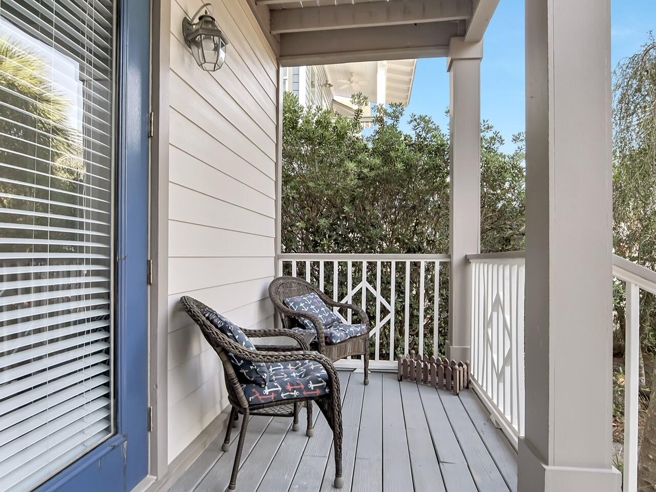 212 Seacrest Beach Boulevard East Inlet Beach, FL 32461 - Photo 31 of 39 a view of balcony with furniture