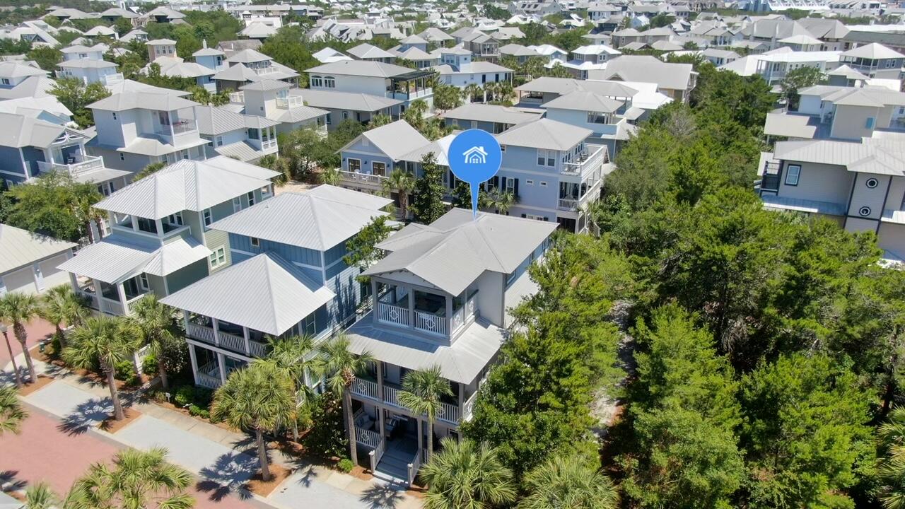 212 Seacrest Beach Boulevard East Inlet Beach, FL 32461 - Photo 36 of 39 an aerial view of residential houses with outdoor space