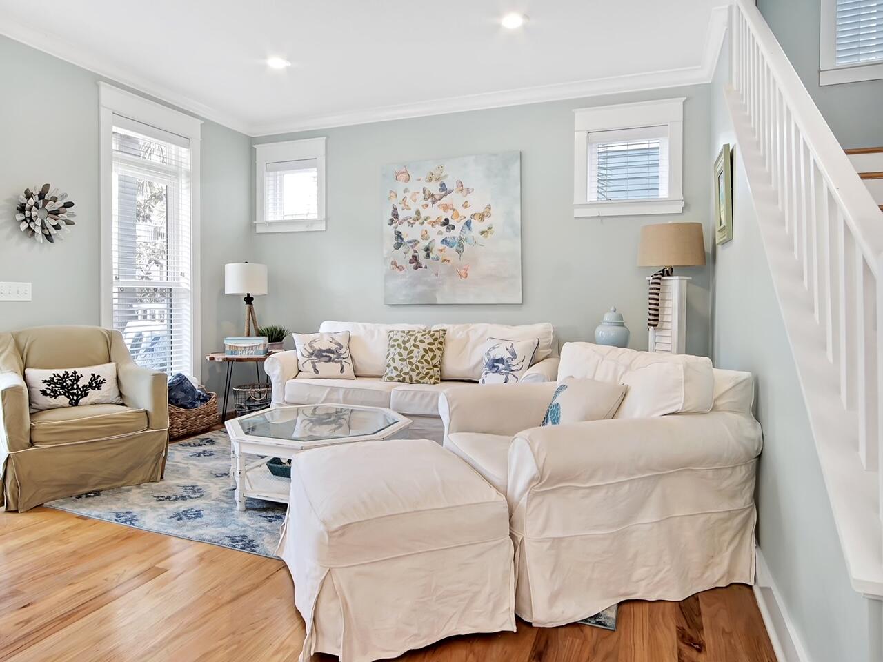 212 Seacrest Beach Boulevard East Inlet Beach, FL 32461 - Photo 8 of 39 a bed room with a bed and a couch