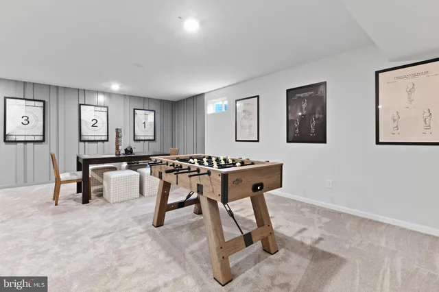 a workspace with furniture and window