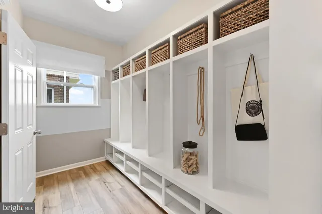 a view of front door